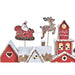 Christmas bauble DKD Home Decor House White Red Resin 41 x 7,5 x 27 cm - Декорация и Осветление<<<Дом