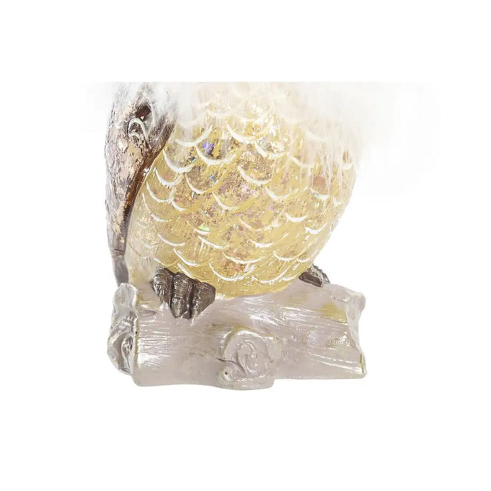 Christmas bauble DKD Home Decor Owl Resin (7,5 x 7,5 x 14 cm) (2 Units) - Декорация и Осветление<<<Дом