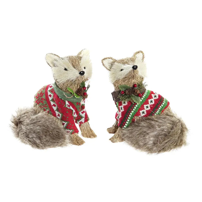 Christmas bauble DKD Home Decor Polyester (16 x 18 x 21 cm) (2 Units) - Декорация и Осветление<<<Дом