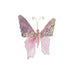 Christmas bauble DKD Home Decor Polyester Butterfly (22 x 3 x 18 cm) (2 Units) - Декорация и Осветление<<<Дом