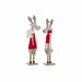Christmas bauble DKD Home Decor Polyester Wood (2 pcs) (9 x 6 x 39 cm) - Декорация и Осветление<<<Дом