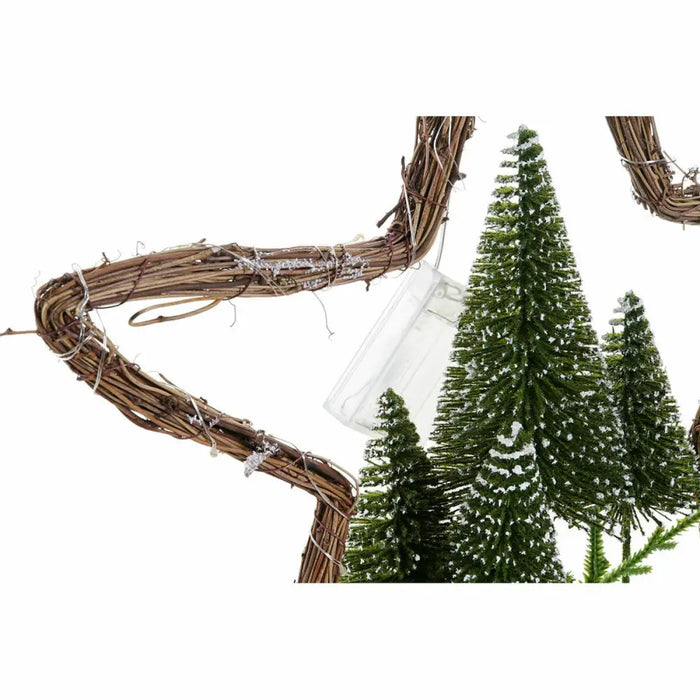 Christmas bauble DKD Home Decor Rattan (2 pcs) (43 x 10 x 43 cm) - Декорация и Осветление<<<Дом