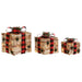 Christmas bauble DKD Home Decor Red Natural 25 x 25 x 25 cm (3 Pieces) - Коледни украси<<<Декорация и Осветление<<<Дом