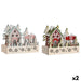 Christmas bauble DKD Home Decor Red Pink 21 x 9,5 x 19 cm (2 Units) - Декорация и Осветление<<<Дом