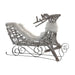 Christmas bauble DKD Home Decor Reindeer and sleigh White wicker Reindeer 75 x 20 x 53 cm - Декорация и