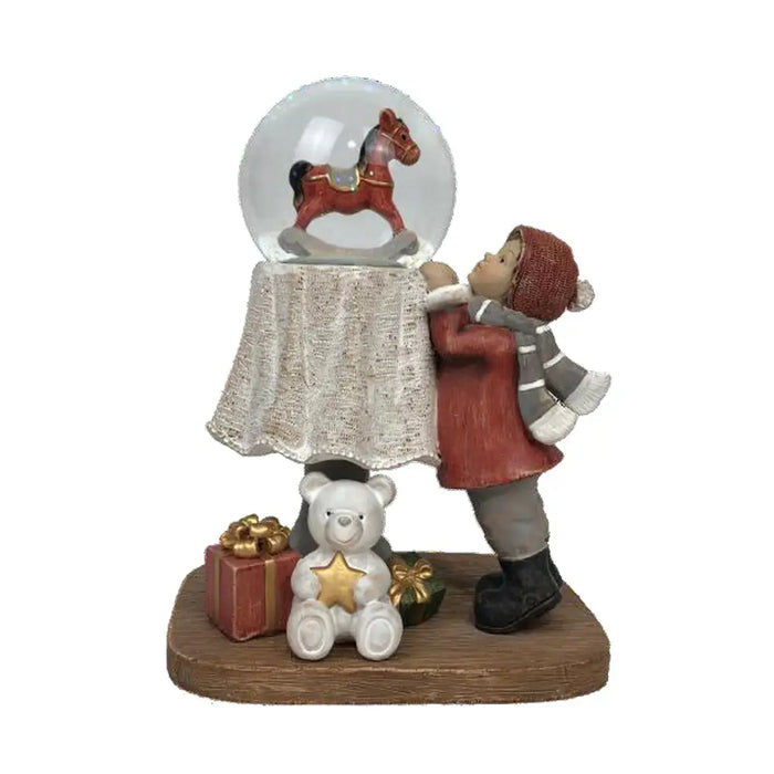 Christmas bauble DKD Home Decor Resin (12,5 x 9,5 x 16 cm) (2 Units) - Декорация и Осветление<<<Дом