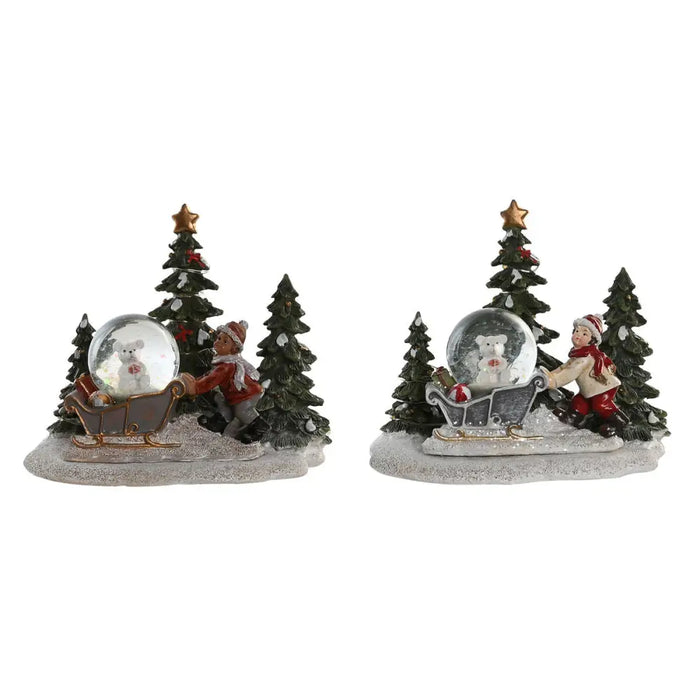 Christmas bauble DKD Home Decor Resin (16 x 12,5 x 14,5 cm) (2 Units) - Декорация и Осветление<<<Дом