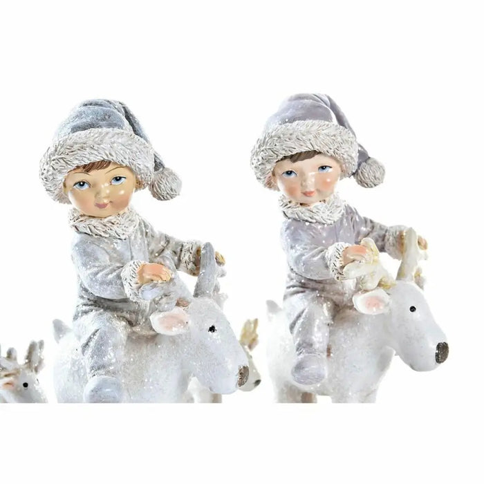 Christmas bauble DKD Home Decor Resin (17 x 7,5 x 13,5 cm) (2 Units) - Декорация и Осветление<<<Дом