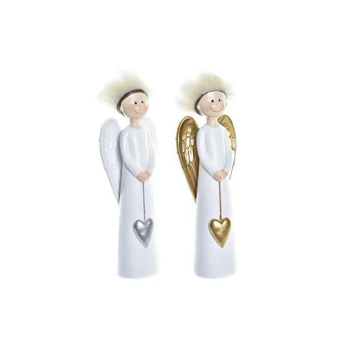 Christmas bauble DKD Home Decor Resin Angel (7,5 x 5 x 21,5 cm) (2 Units) - Декорация и Осветление<<<Дом