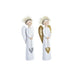 Christmas bauble DKD Home Decor Resin Angel (7,5 x 5 x 21,5 cm) (2 Units) - Декорация и Осветление<<<Дом