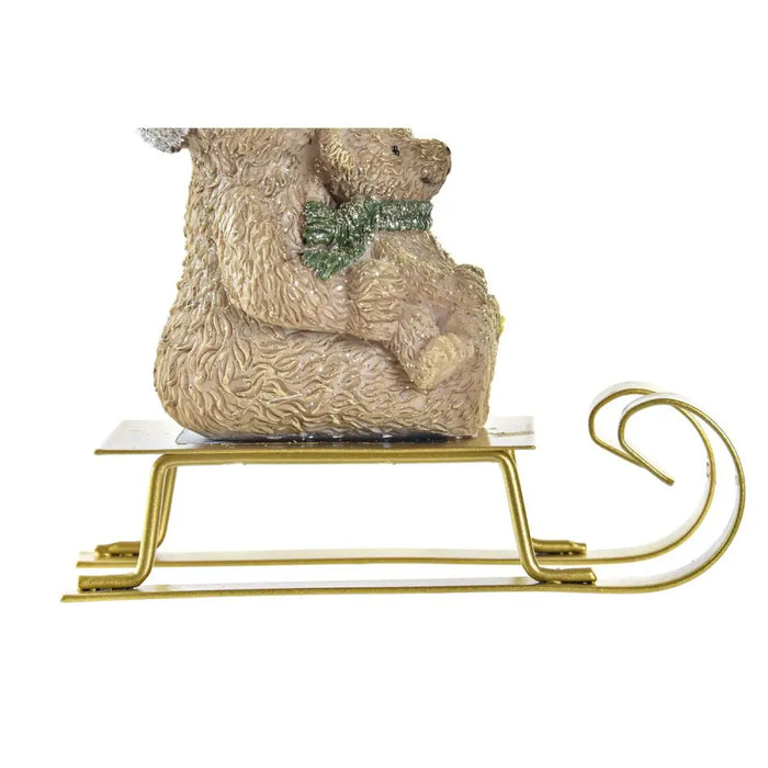 Christmas bauble DKD Home Decor Resin Bear (10 x 4 x 9,5 cm) (2 Units) - Декорация и Осветление<<<Дом