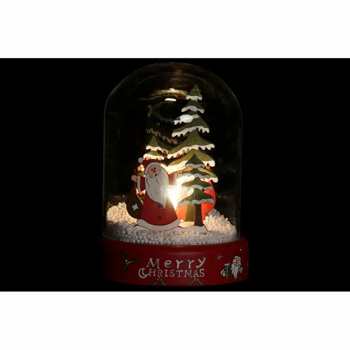 Christmas bauble DKD Home Decor Resin Crystal Father Christmas (2 pcs) (9 x 9 x 11 cm) - Декорация и Осветление<<<Дом