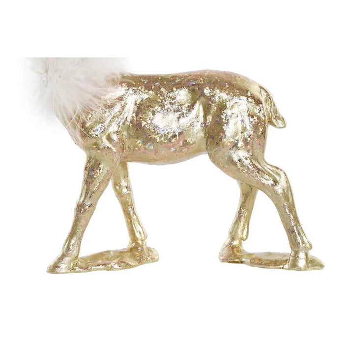 Christmas bauble DKD Home Decor Resin Reindeer (17,5 x 9 x 22,5 cm) (2 Units) - Декорация и Осветление<<<Дом