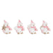 Christmas bauble DKD Home Decor Resin Snow Doll (3,5 x 2,5 x 4 cm) (4 Units) - Декорация и Осветление<<<Дом