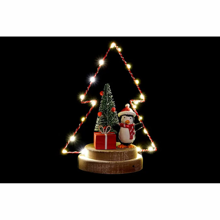 Christmas bauble DKD Home Decor Tree Metal Wood (17 x 11 x 21 cm) (3 pcs) - Декорация и Осветление<<<Дом