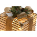 Christmas bauble DKD Home Decor White Golden Natural 25 x 25 x 25 cm (3 Pieces) - Декорация и Осветление<<<Дом