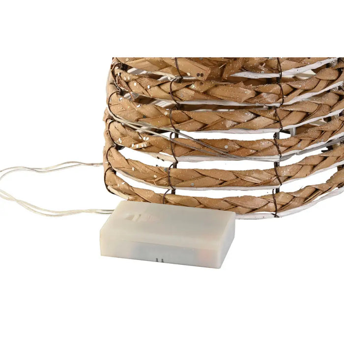 Christmas bauble DKD Home Decor White Natural 20 x 20 x 80 cm (3 Pieces) - Декорация и Осветление<<<Дом