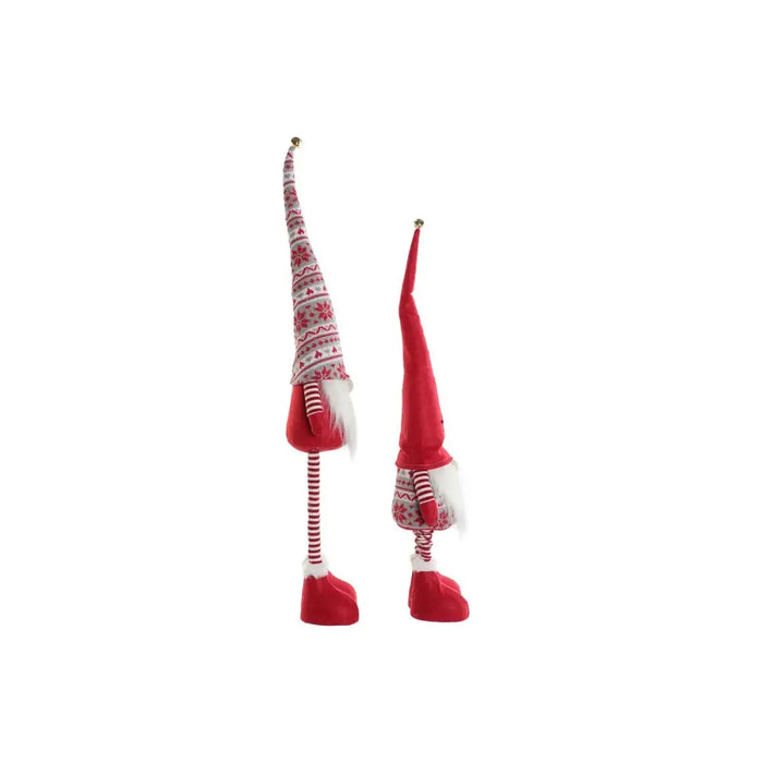 Christmas bauble DKD Home Decor White Red Gnome 14 X 11 X 73 cm (2 Units) - Декорация и Осветление<<<Дом