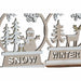 Christmas bauble DKD Home Decor Wood Reindeer (12 x 4 x 15 cm) (2 Units) - Декорация и Осветление<<<Дом