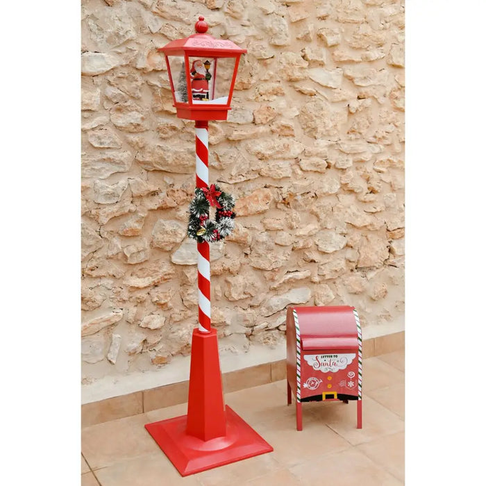 Christmas bauble DKD Home Decor Yellow White Black Red Letterbox 28,5 x 26,5 x 52 cm - Декорация и Осветление<<<Дом