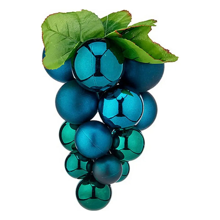 Christmas Bauble Grapes Blue Plastic - Декорация и Осветление<<<Дом Градина<<<BigBuy&&&Коледни украси<<<Декорация и