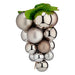 Christmas Bauble Grapes Small Silver Plastic 14 x 14 x 25 cm - Декорация и Осветление<<<Дом Градина<<<BigBuy&&&Коледни