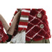 Christmas bauble Home ESPRIT Brown Red Green Reindeer 23 x 16 x 41 cm (2 Units) - Декорация и Осветление<<<Дом