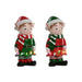 Christmas bauble Home ESPRIT Multicolour Elf 15 X 13 X 32 cm (2 Units) - Декорация и Осветление<<<Дом