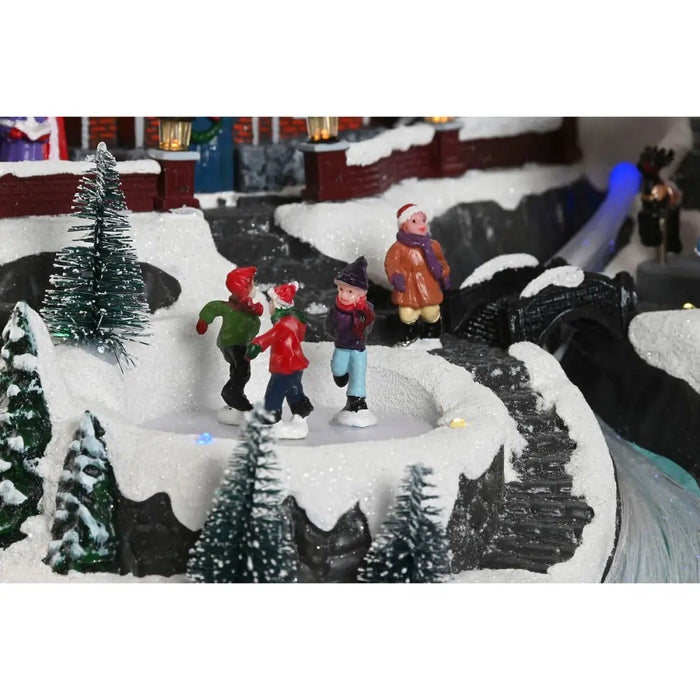 Christmas bauble Home ESPRIT Multicolour Musical 33 X 31 X 38 cm - Декорация и Осветление<<<Дом