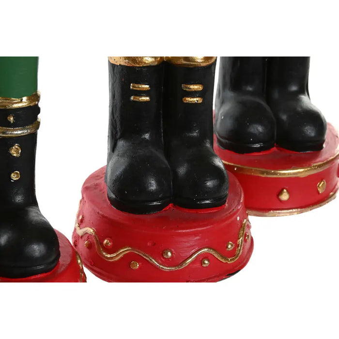 Christmas bauble Home ESPRIT Multicolour Nutcracker 14 x 13 x 48 cm (3 Units) - Декорация и Осветление<<<Дом