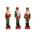 Christmas bauble Home ESPRIT Multicolour Nutcracker 14 x 13 x 48 cm (3 Units) - Декорация и Осветление<<<Дом