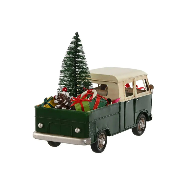 Christmas bauble Home ESPRIT Red Green 26,5 x 12 x 19 cm (2 Units) - Декорация и Осветление<<<Дом