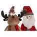 Christmas bauble Home ESPRIT Red Green 30 X 21 X 54 CM (2 Units) - Декорация и Осветление<<<Дом