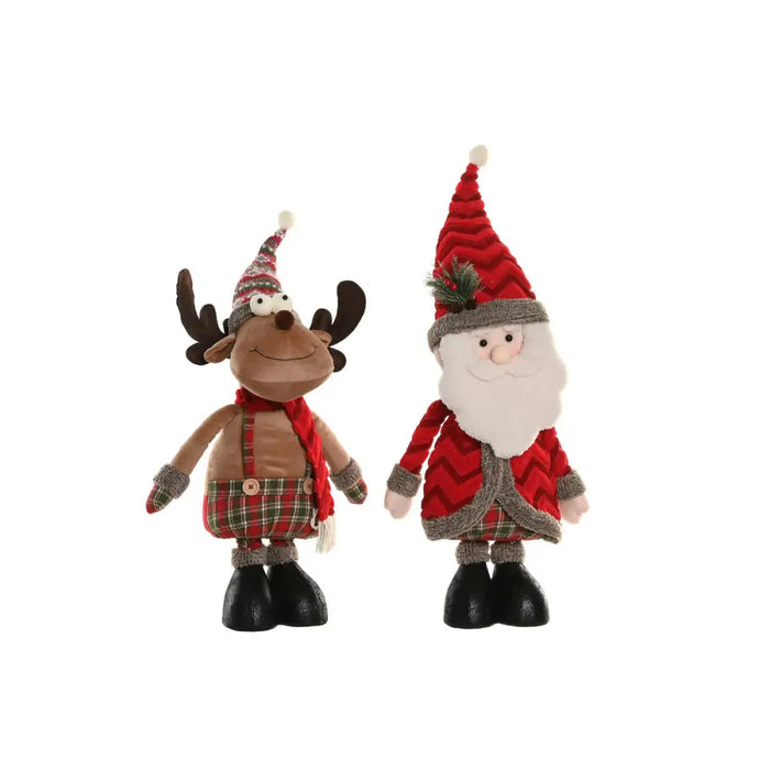 Christmas bauble Home ESPRIT Red Green 30 X 21 X 54 CM (2 Units) - Декорация и Осветление<<<Дом