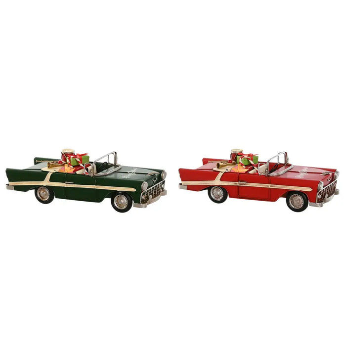 Christmas bauble Home ESPRIT Red Green 37 x 15,5 x 12 cm (2 Units) - Декорация и Осветление<<<Дом