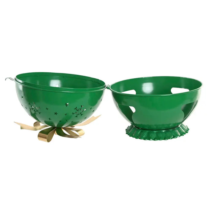 Christmas bauble Home ESPRIT Red Green Golden 31,5 X 31,5 X 35,5 CM (2 Units) - Декорация и Осветление<<<Дом