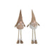 Christmas bauble Home ESPRIT White Beige Gnome 30 x 20 x 58 cm (2 Units) - Декорация и Осветление<<<Дом