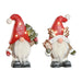 Christmas bauble Home ESPRIT White Red Gnome 25 x 11,5 x 38 cm (2 Units) - Декорация и Осветление<<<Дом