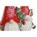 Christmas bauble Home ESPRIT White Red Gnome 25 x 11,5 x 38 cm (2 Units) - Декорация и Осветление<<<Дом