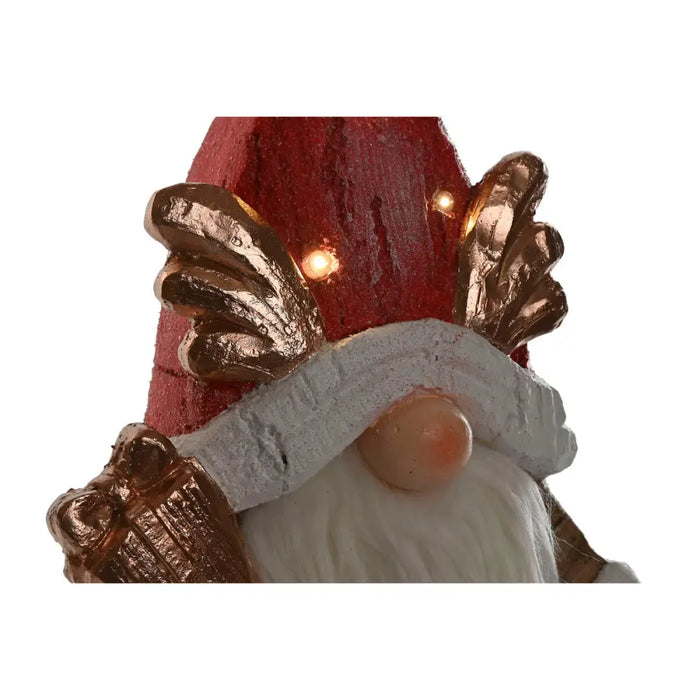 Christmas bauble Home ESPRIT White Red Gnome 25 x 11,5 x 38 cm (2 Units) - Декорация и Осветление<<<Дом