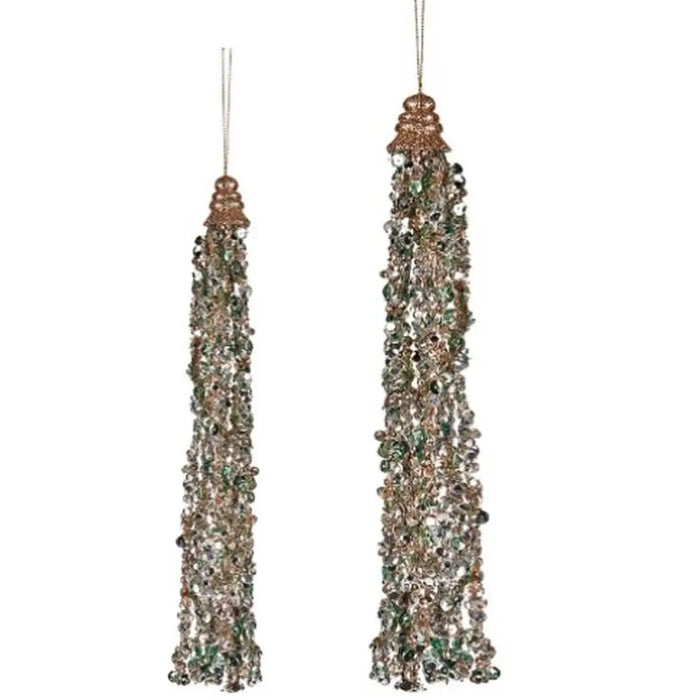 Christmas bauble Krist+ Blue Champagne Garlands 3,5 x 2,5 x 35,5 cm Pendant (24 Units) - Декорация и Осветление<<<Дом