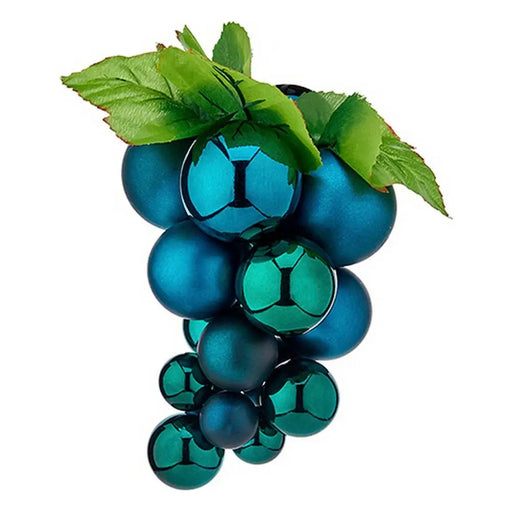 Christmas Bauble Krist+ Blue Plastic Grapes - Декорация и Осветление<<<Дом Градина<<<BigBuy&&&Коледни