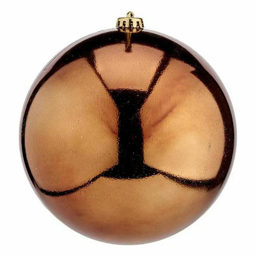 Christmas Bauble Krist+ Brown Plastic (12 Units) - Декорация и Осветление<<<Дом Градина<<<BigBuy&&&Коледни