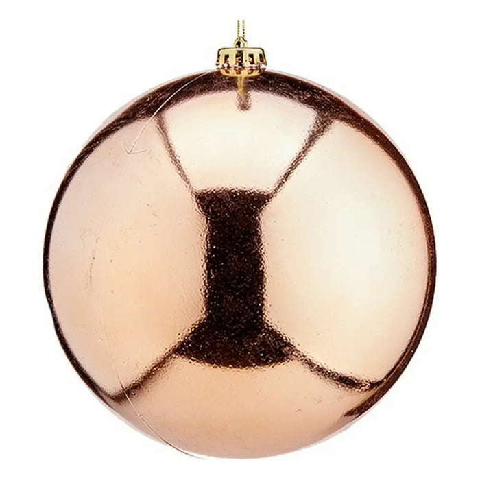 Christmas Bauble Krist+ Copper Plastic (12 Units) - Декорация и Осветление<<<Дом Градина<<<BigBuy&&&Коледни
