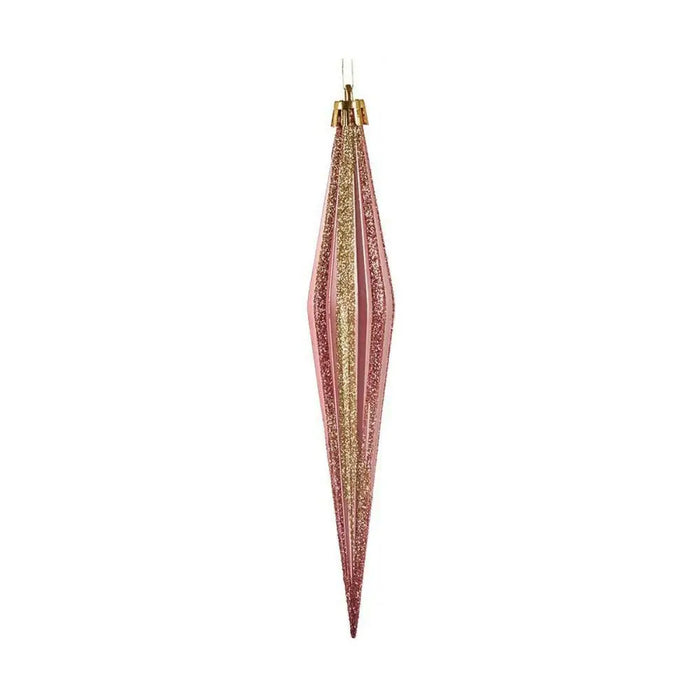 Christmas bauble Krist+ Pink Golden PVC 3 x 3 x 18,5 cm Streched - Декорация и Осветление<<<Дом