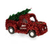 Christmas bauble Krist+ Red Green Van 15 x 18 x 27 cm Tinsel (8 Units) - Декорация и Осветление<<<Дом