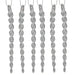 Christmas bauble Krist+ Silver Plastic Glitter 13,5 x 1 x 5,5 cm 10,5 x 21 x 1 cm (24 Units) - Декорация и