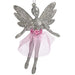 Christmas bauble Krist+ Silver Plastic Glitter Fairy 8 x 12 x 5 cm 8 x 13 x 4 cm (24 Units) - Декорация и