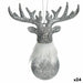 Christmas bauble Krist+ Silver Plastic Glitter Reindeer 13,5 x 15,5 x 7 cm (24 Units) - Декорация и Осветление<<<Дом