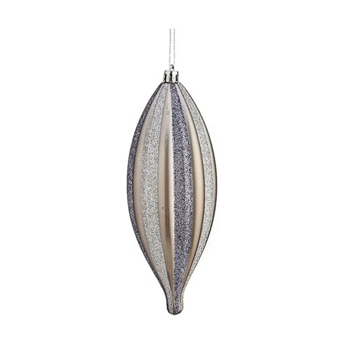 Christmas bauble Krist+ Silver PVC 8,5 x 19 x 3 cm Streched - Декорация и Осветление<<<Дом Градина<<<BigBuy&&&Коледни